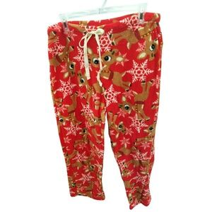 Intimates & Sleepwear - Rudolph the Red Nose Reindeer Fleece Sleep Pants Intimates & Sleepwear - Rudolph the Red Nose Reindeer Fleece Sleep Pants